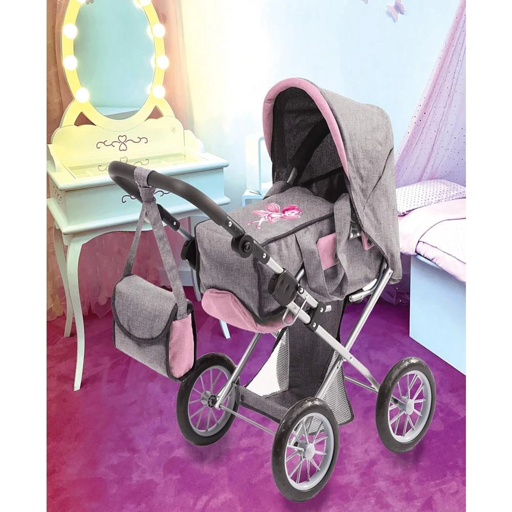 Bambolina Orlando Modern Doll Pram with Handbag Kids Pretend Play 商品