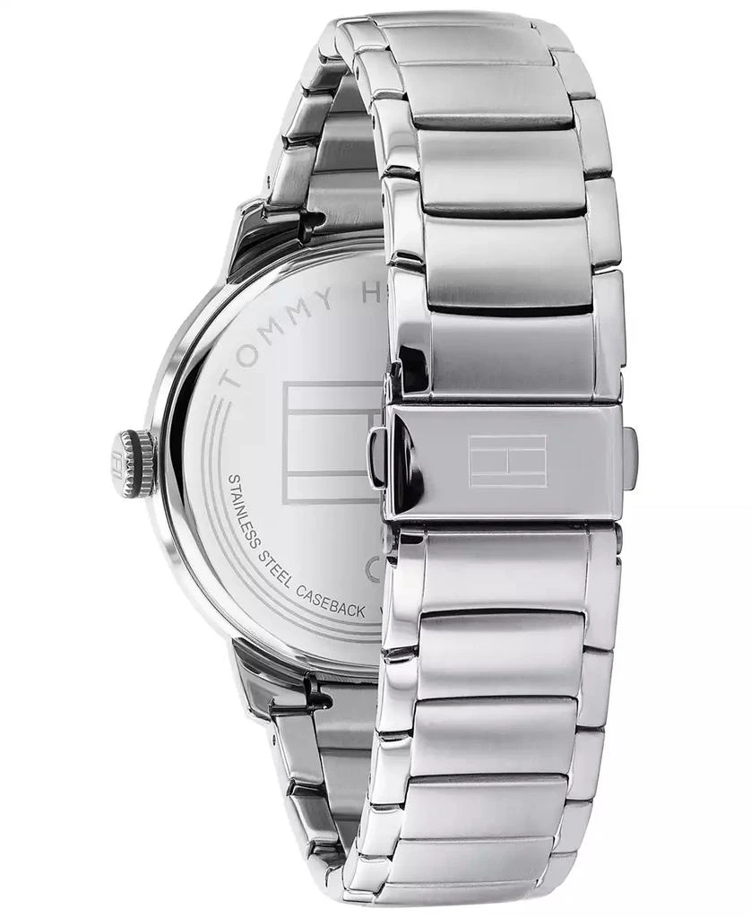 商品Tommy Hilfiger|Men's Stainless Steel Bracelet Watch 44mm, Created for Macy's,价格¥546,第3张图片详细描述