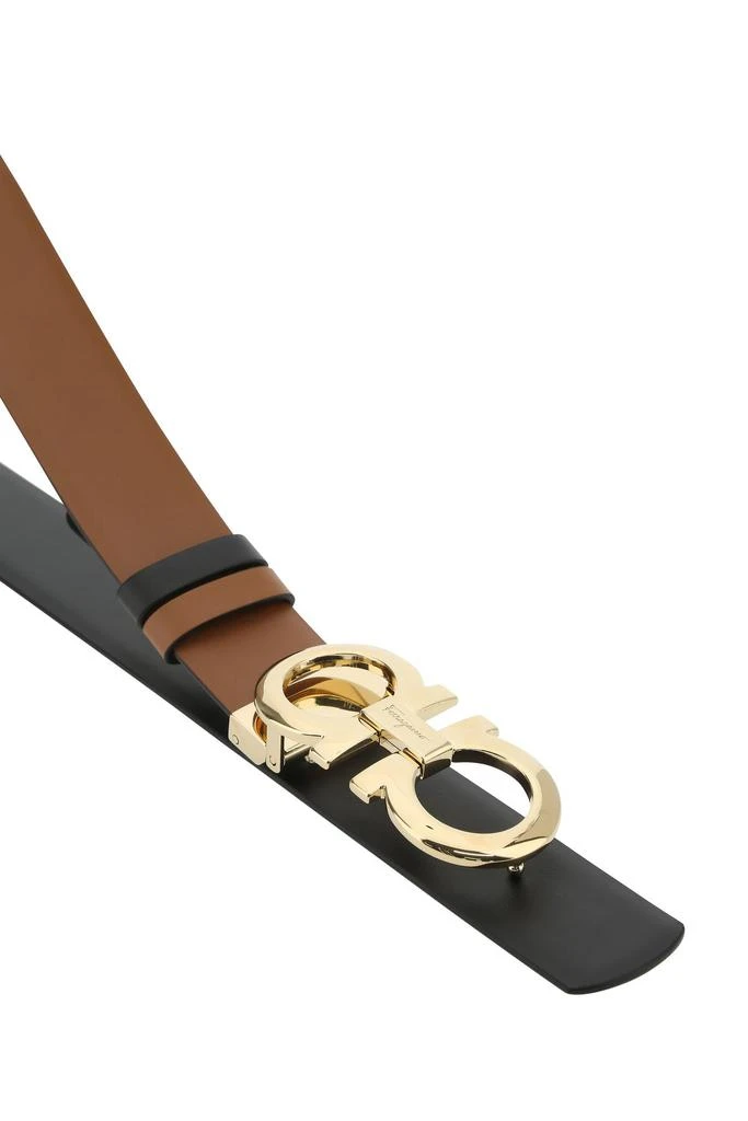 商品Salvatore Ferragamo|Caramel leather reversible belt,价格¥3943,第3张图片详细描述