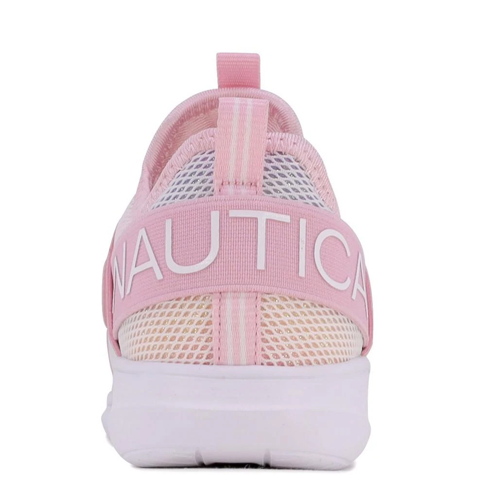 商品Nautica|Little Girls Iridescent Rainbow Slip-On Athletic Sneaker,价格¥210,第2张图片详细描述