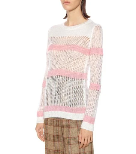 商品Miu Miu|马海毛羊毛混纺毛衣,价格¥6979,第5张图片详细描述