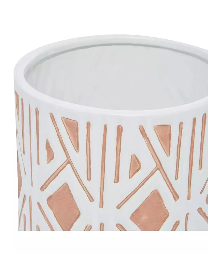 商品Rosemary Lane|Round Porcelain Planter with Legs, Set of 3,价格¥414,第2张图片详细描述