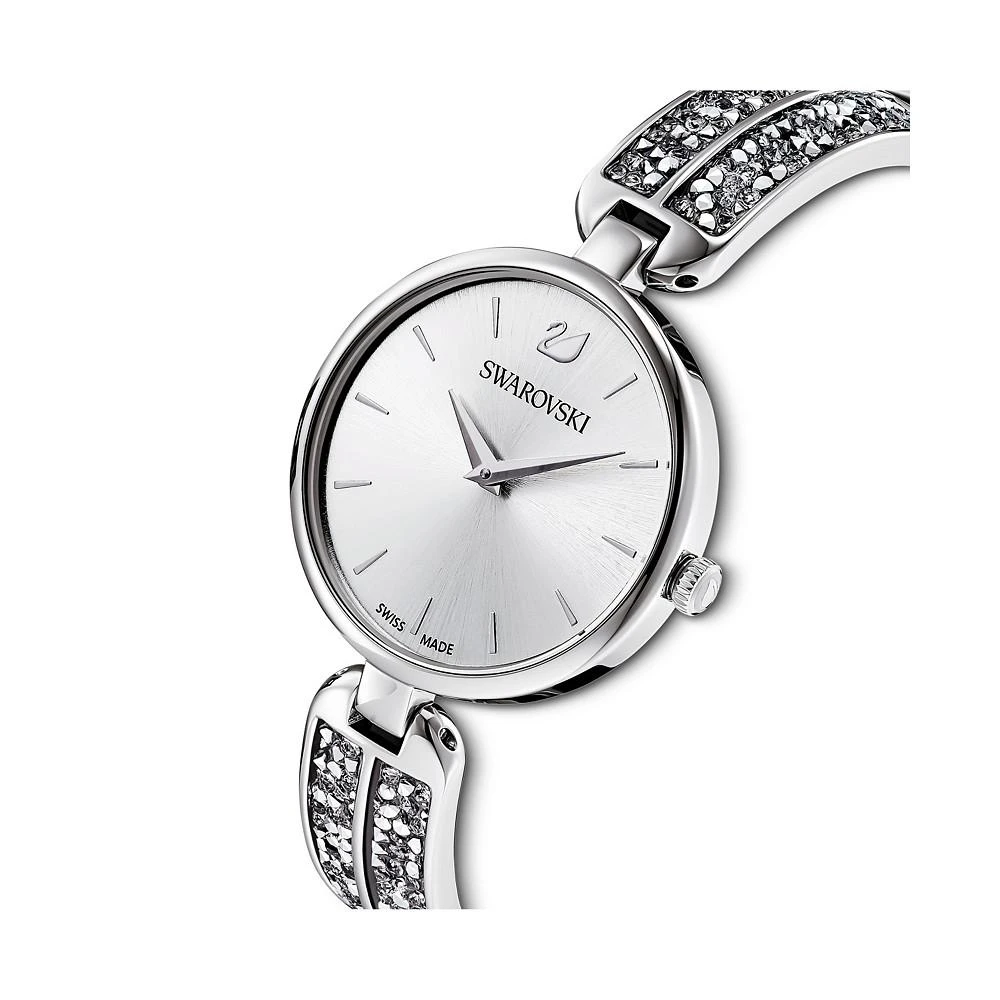 商品Swarovski|Dream Rock Silver-Tone Stainless Steel Metal Bracelet Watch, 28.44mm,价格¥1852,第4张图片详细描述