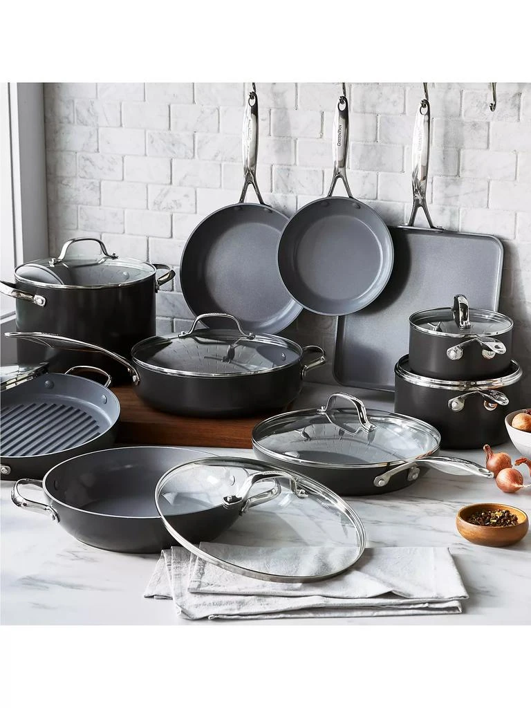 商品Greenpan|Valencia Pro Ceramic Non-Stick 11-Piece Cookware Set,价格¥2998,第4张图片详细描述