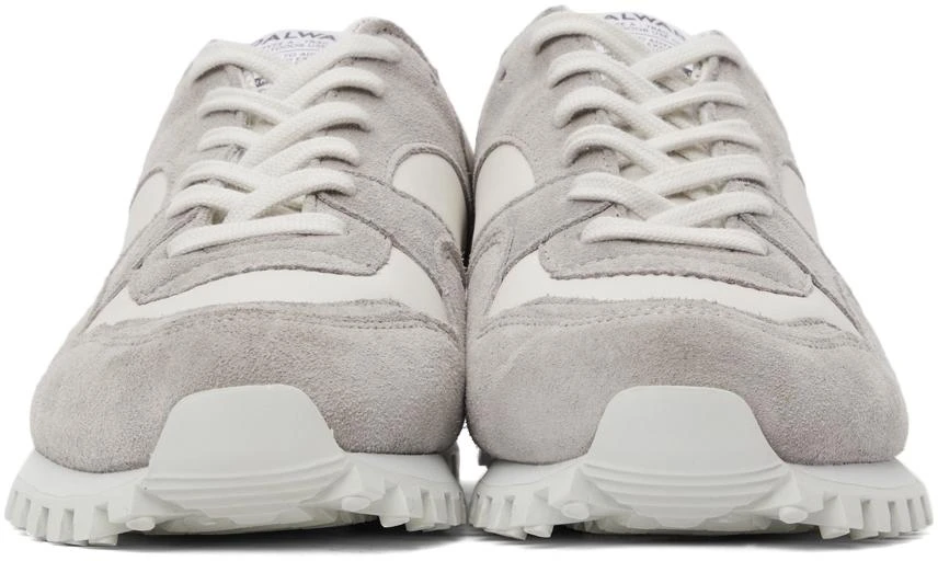 商品Spalwart|Grey & White Nappa Marathon Trail Low (WS) Sneakers,价格¥1020,第2张图片详细描述