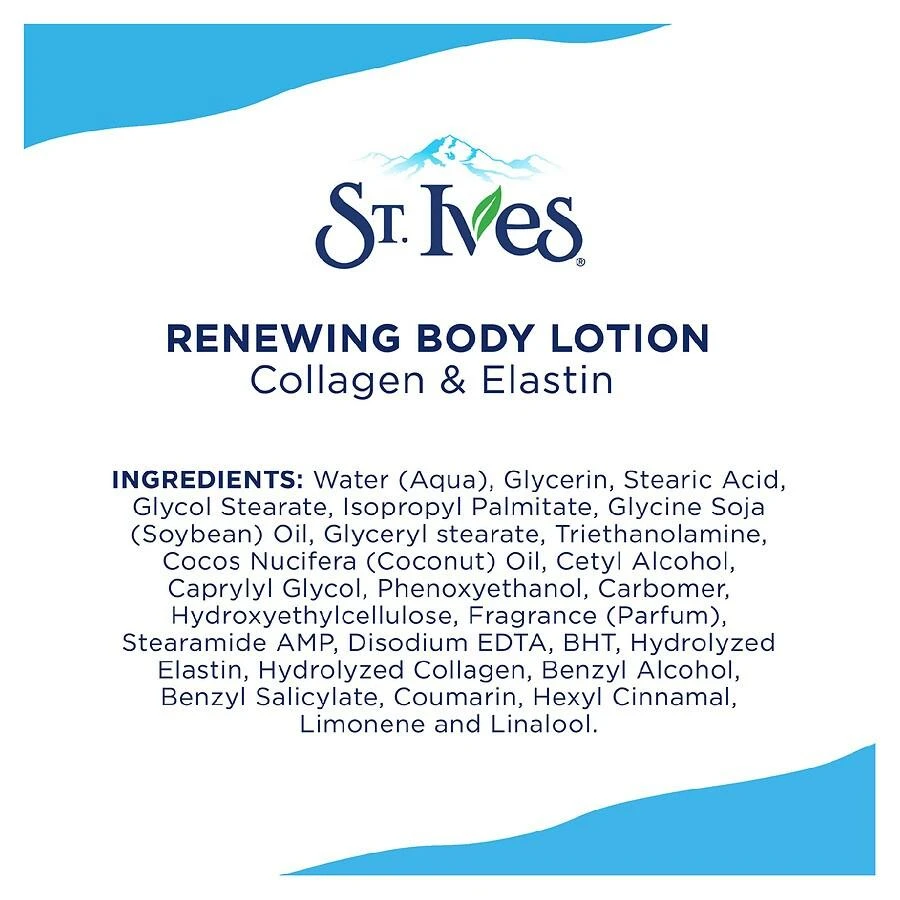 商品St. Ives|Renewing Hand & Body Lotion Collagen Elastin,价格¥47,第4张图片详�细描述
