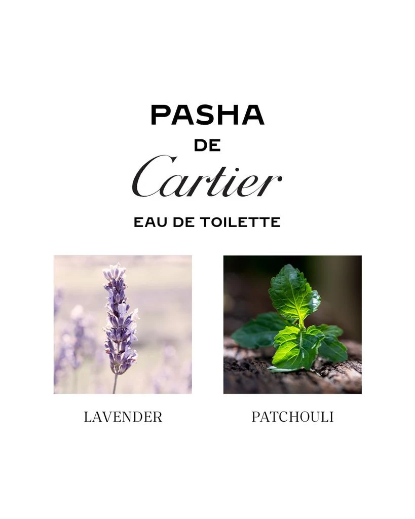 商品Cartier|Pasha Eau de Toilette, 3.3 oz.,价格¥917,第2张图片详细描述