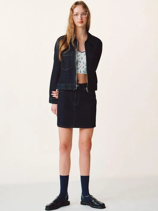 商品FRRW|Zip-up Denim Jacket,价格¥932,第5张图片详细描述