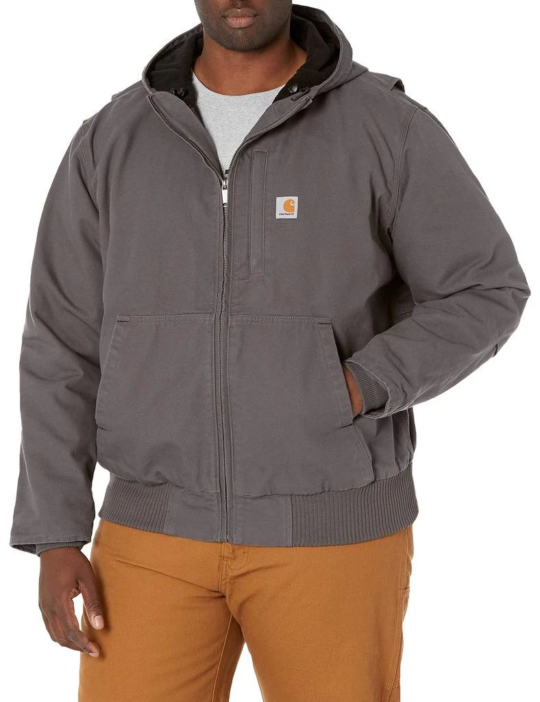 商品Carhartt|Carhartt Men's Loose Fit Washed Duck Insulated Active Jacket,价格¥1020,第1张图片