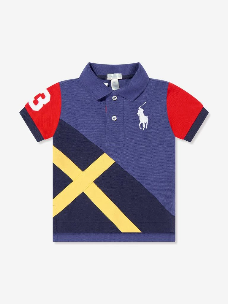 商品Ralph Lauren|Ralph Lauren Baby Boys Polo Shirt And Shorts Set in Multicolour,价格¥766,第3张图片详细描述