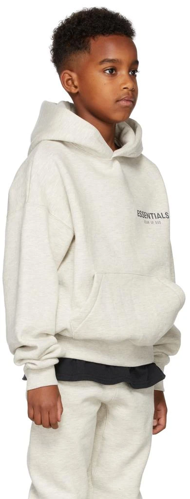 商品Essentials|Kids Off-White Pullover Hoodie,价格¥640,第3张图片详细描述