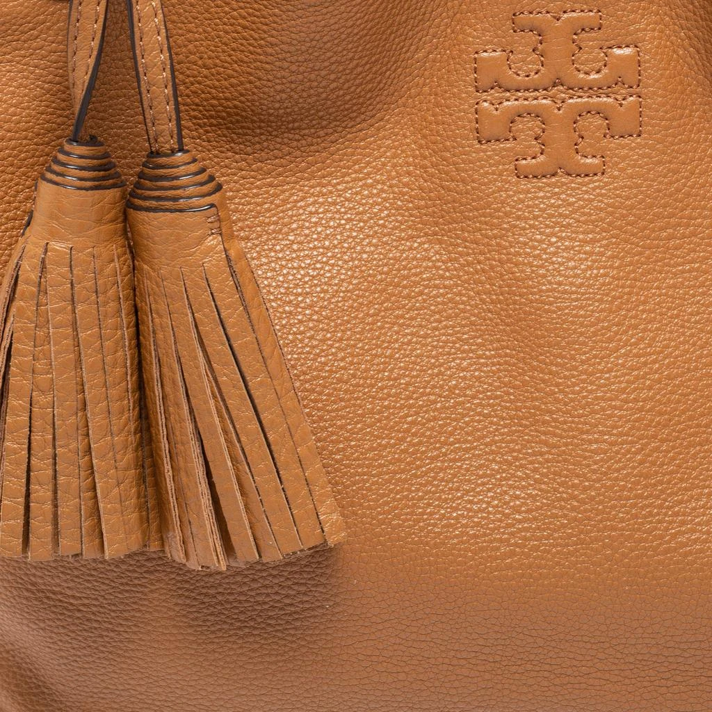 商品[二手商品] Tory Burch|Tory Burch Brown Leather Thea Center Tote,价格¥1273,第5张图片详细描述