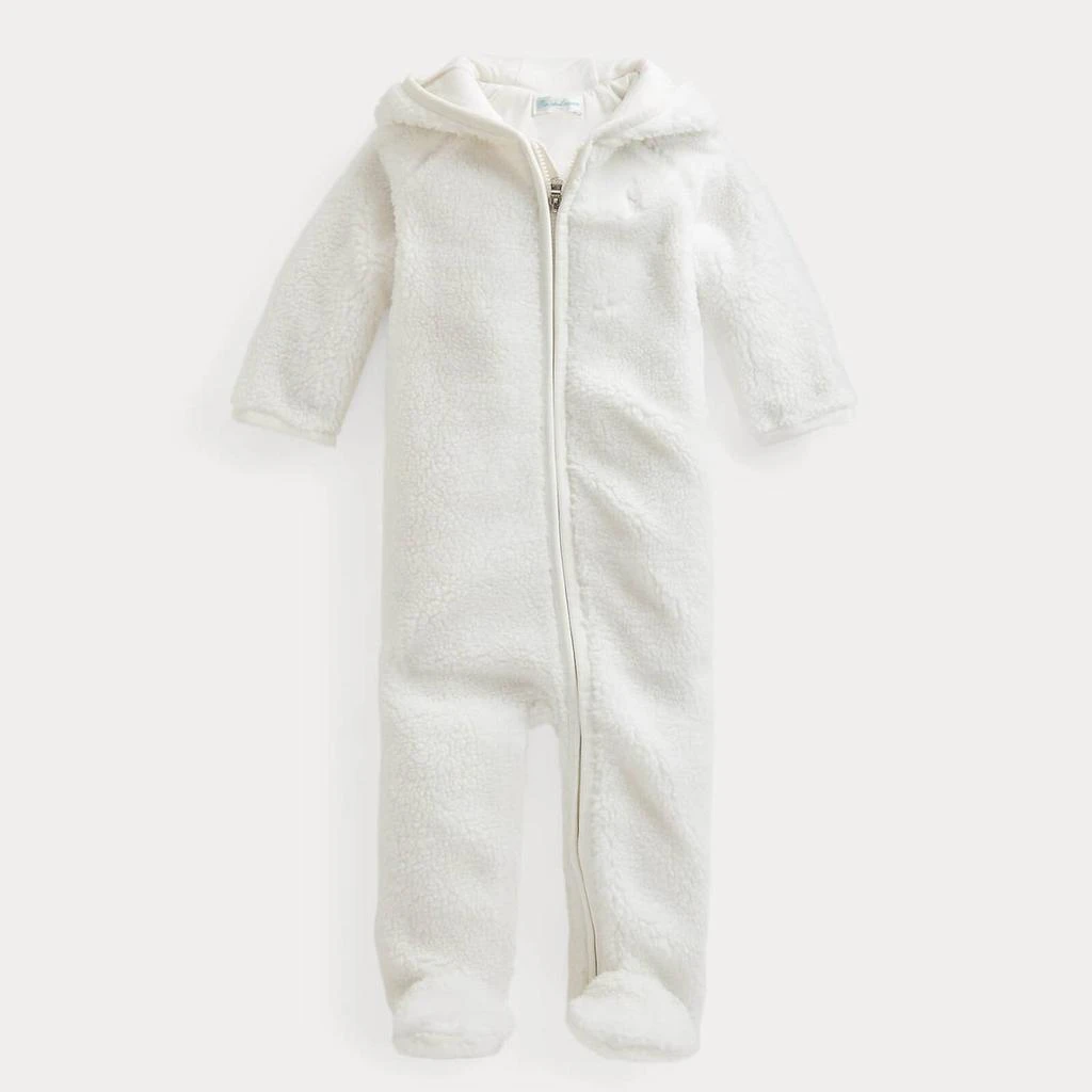 商品Ralph Lauren|Ralph Lauren Baby Faux Shearling Bunting Suit - Trophy Cream,价格¥684,第1张图片