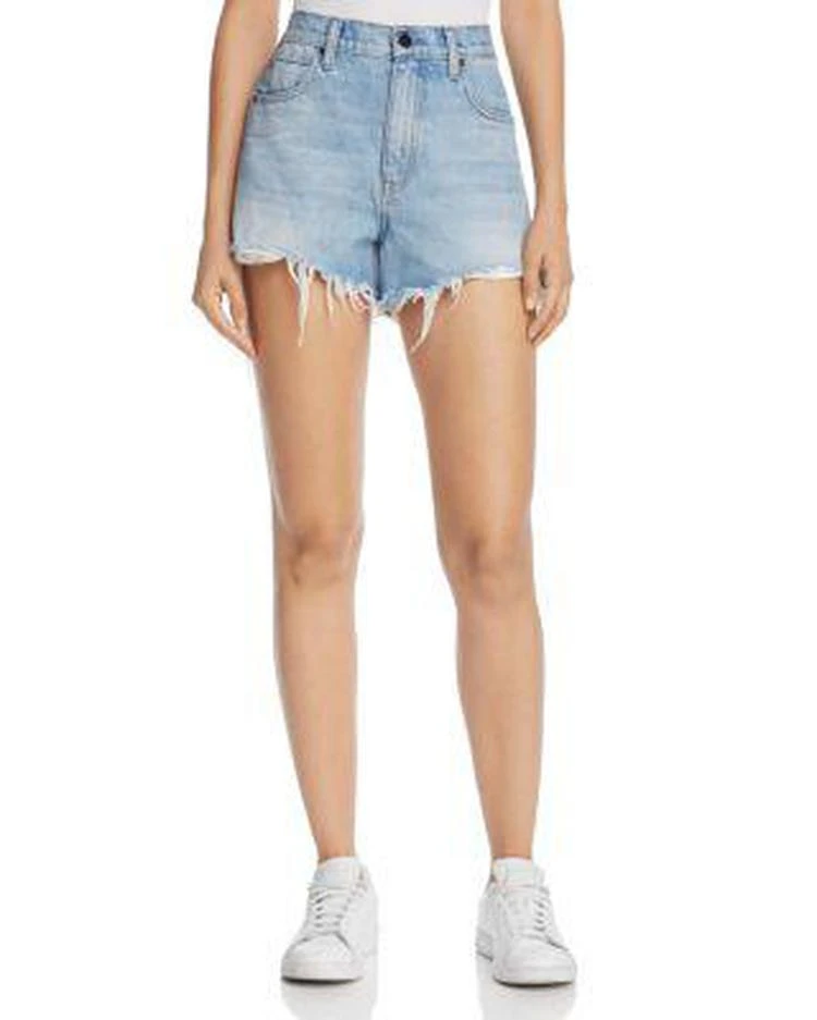 商品Alexander Wang|Bite Clash Cutoff Shorts in Bleach Front ,价格¥924,第1张图片