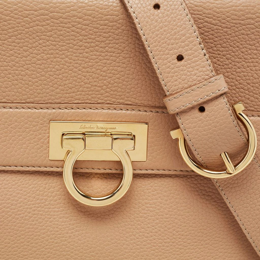 商品[二手商品] Salvatore Ferragamo|Salvatore Ferragamo Beige Leather Medium Sofia Top Handle Bag,价格¥3643,第5张图片详细描述