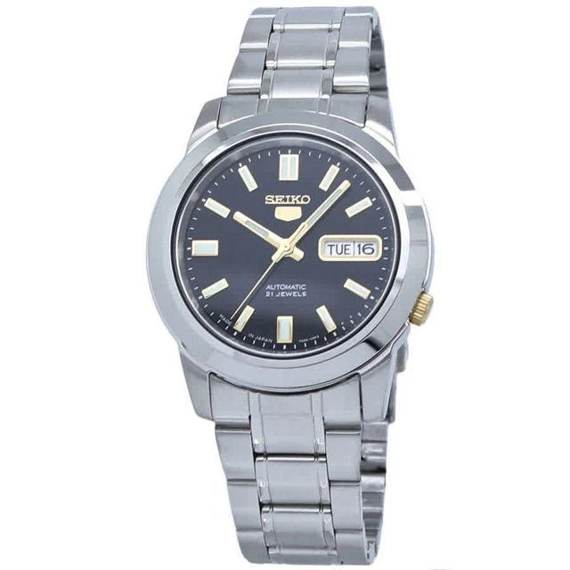 商品Seiko|Seiko Seiko 5 Automatic Black Dial Men's Watch SNKK17J1,价格¥940,第1张图片
