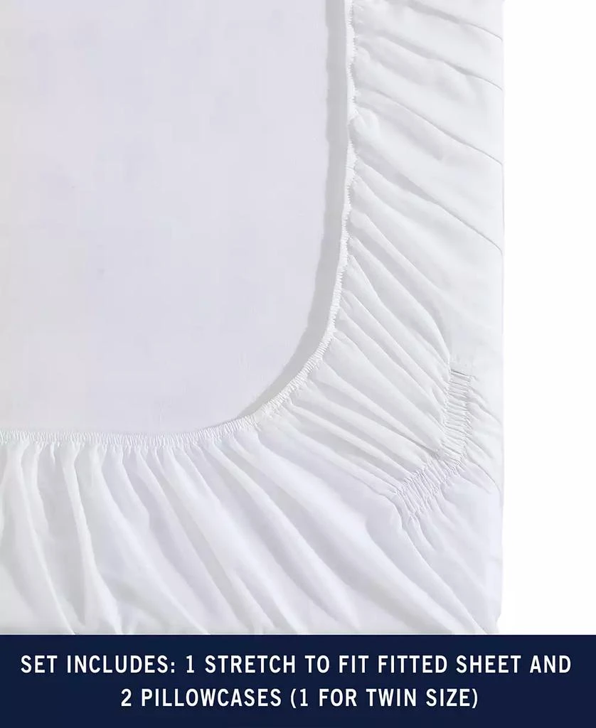 商品Nautica|Solid Microfiber 2 Piece Sheet Set, Twin/Twin Xl,价格¥223,第4张图片详细描述