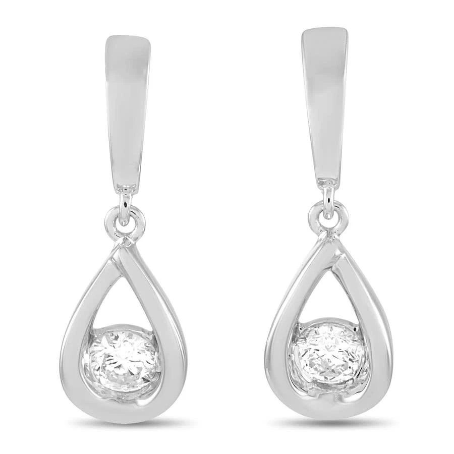 商品LB Exclusive|14K White Gold 0.47 ct Diamond Earrings,价格¥4604,第1张图片