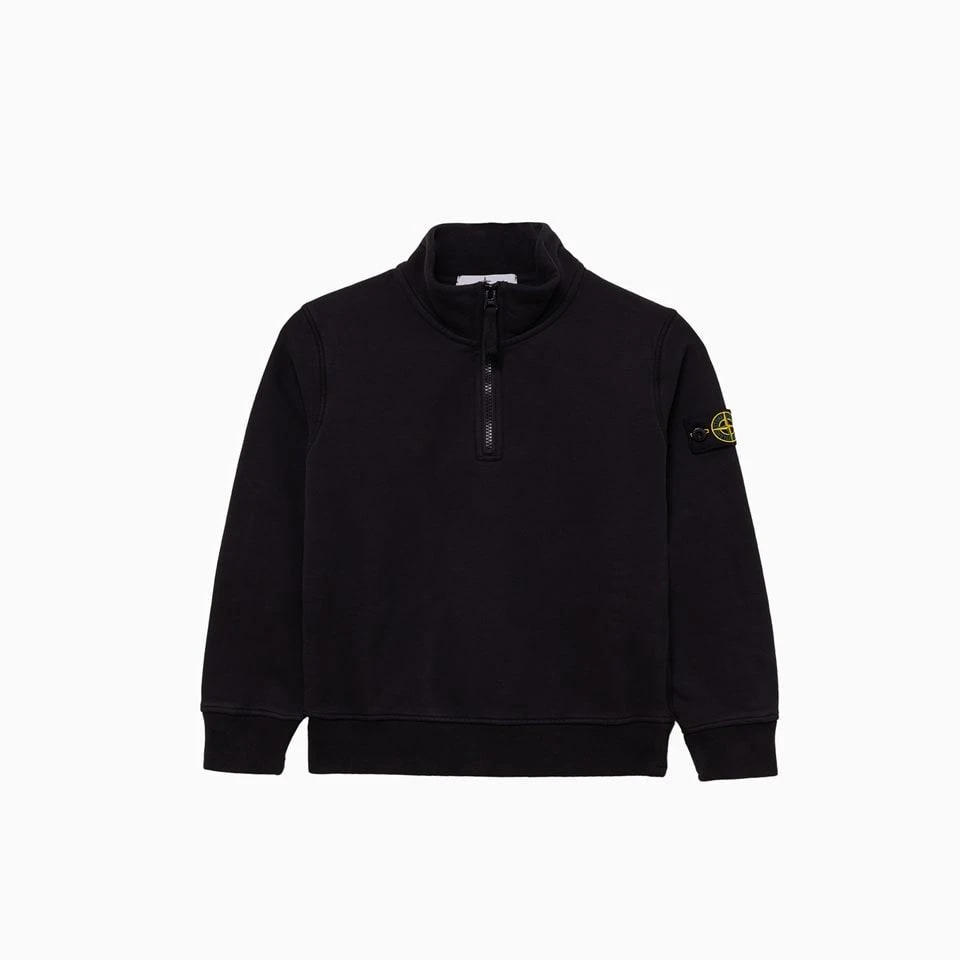 商品Stone Island Junior|Stone Island Junior Stone Island Half Zip Sweatshirt 771661040,价格¥1048,第1张图片