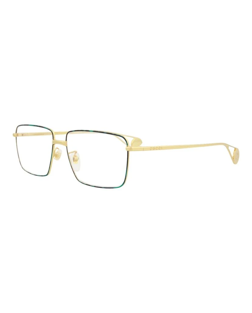 商品Gucci|Square-Frame Metal Optical Frames,价格¥1051,第2张图片详细描述