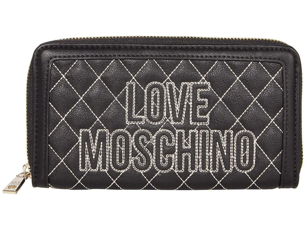 商品Moschino|Stitched Love Wallet,价格¥406,第1张图片