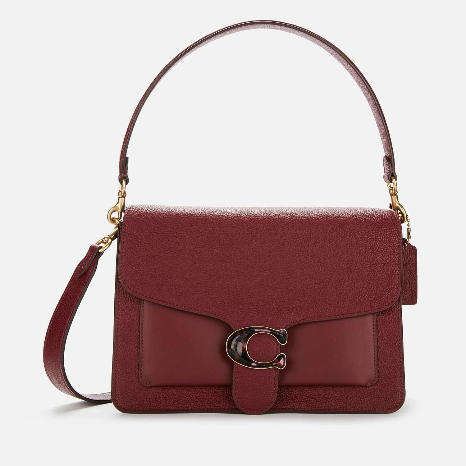 商品Coach|Coach Women's Mixed Leather with Resin C Closure Tabby 单肩包,价格¥4050,第1张图片