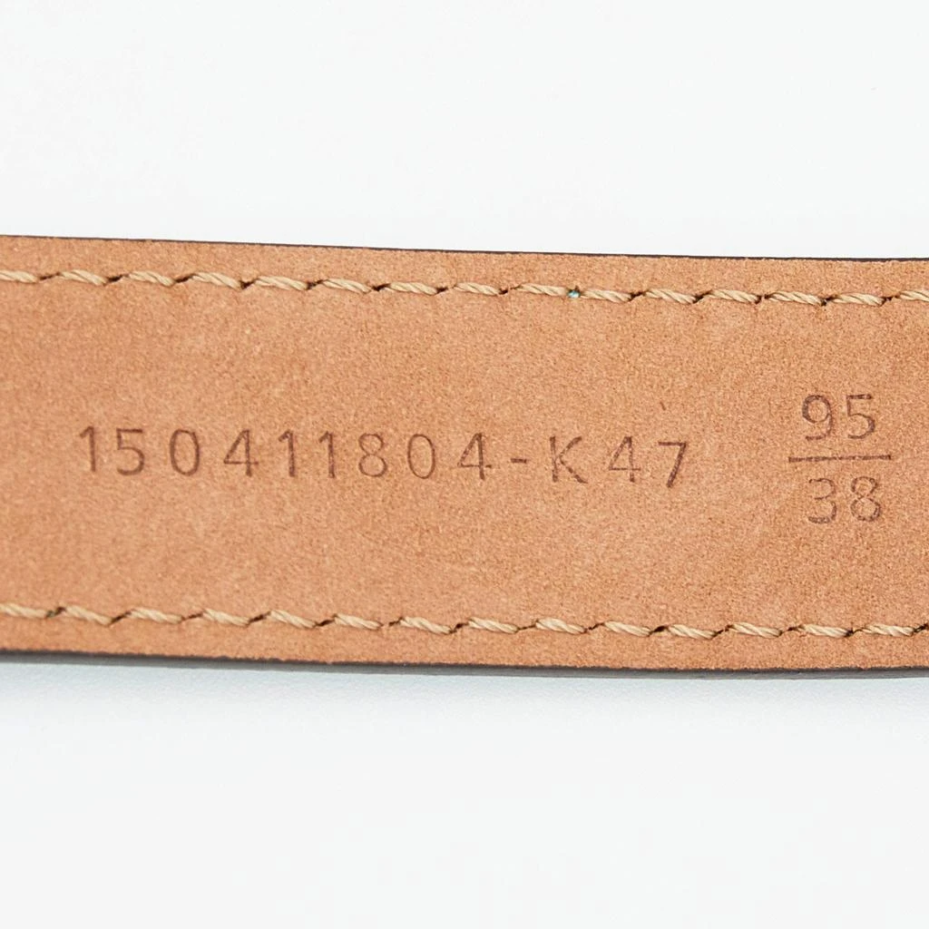 商品[二手商品] Fendi|Fendi Turquoise Blue Leather Buckle Belt 95 CM,价格¥944,第4张图片详细描述