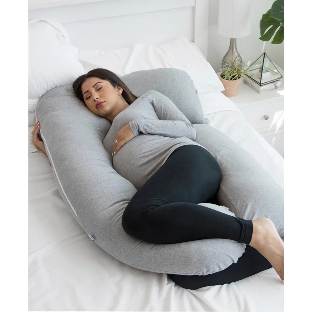 商品PharMeDoc|Pregnancy U Shaped Full Body Pillow with Jersey Cover,价格¥673,第1张图片
