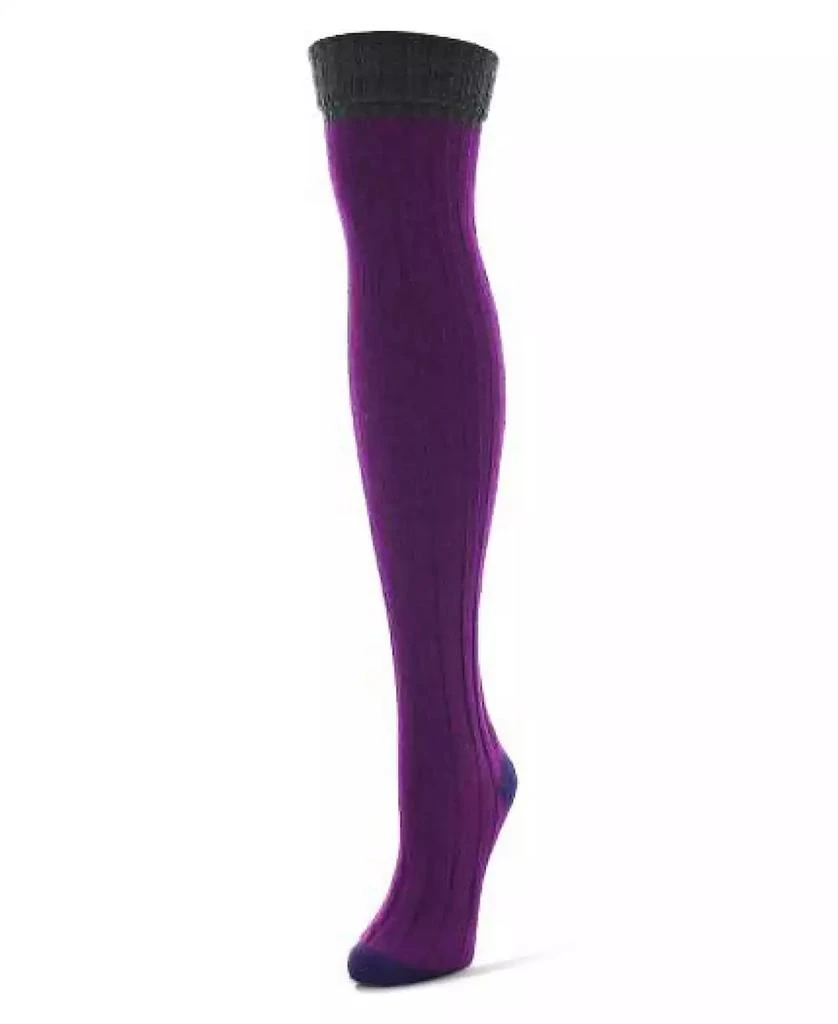 商品Memoi|Women's Mixed Color Over The Knee Socks,价格¥134,第1张图片详细描述
