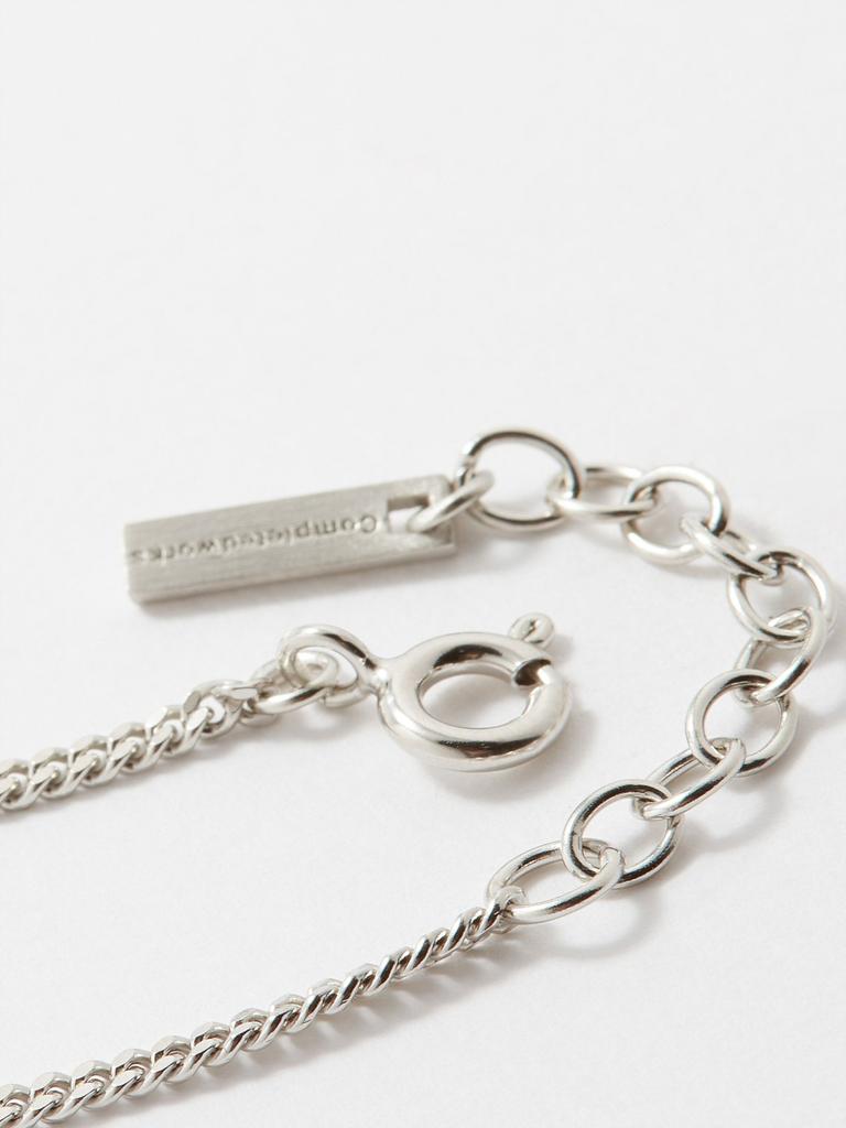 Cubic zirconia & recycled sterling-silver bracelet商品第5张图片规格展示