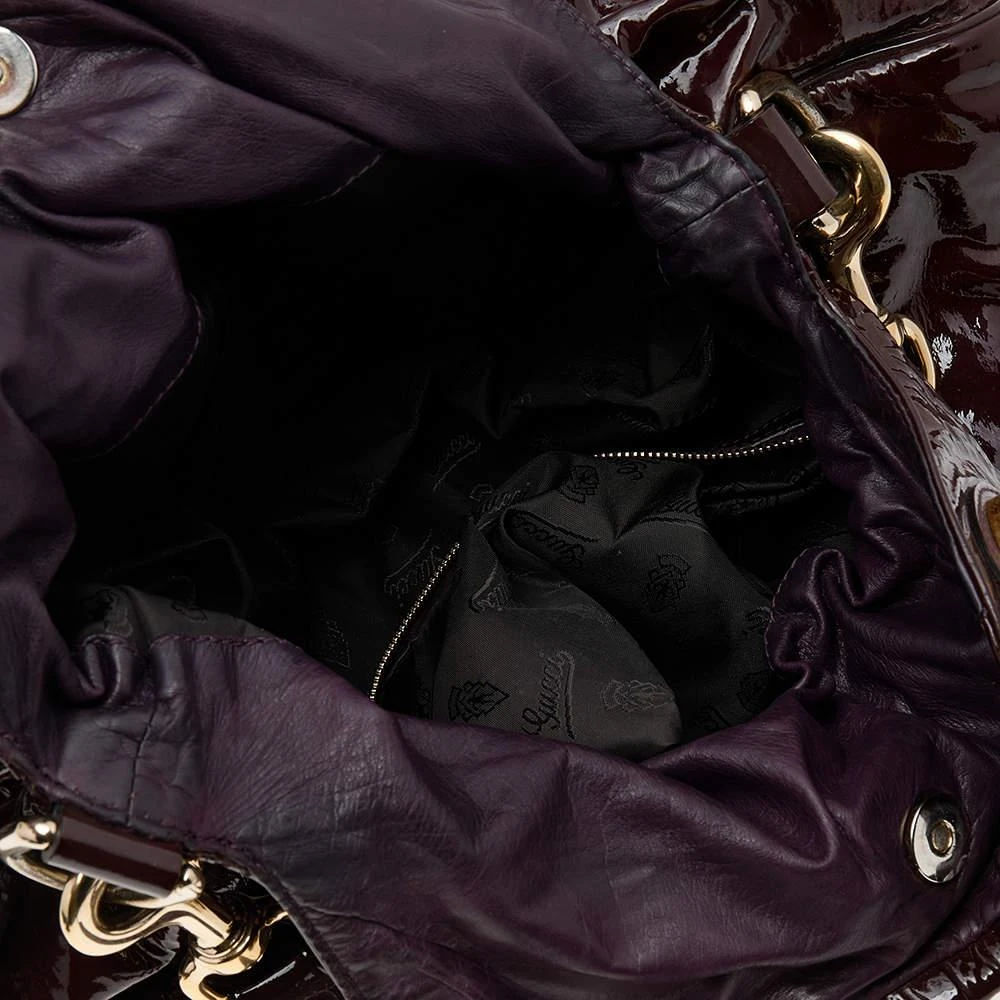 Gucci Burgundy Patent Leather Large Hysteria Tote ��商品