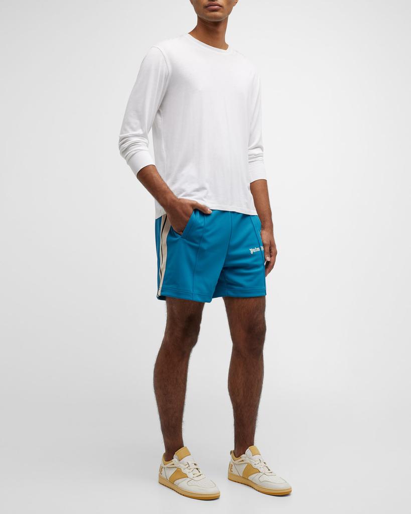 Men's Pintuck Side-Stripe Track Shorts商品第3张图片规格展示