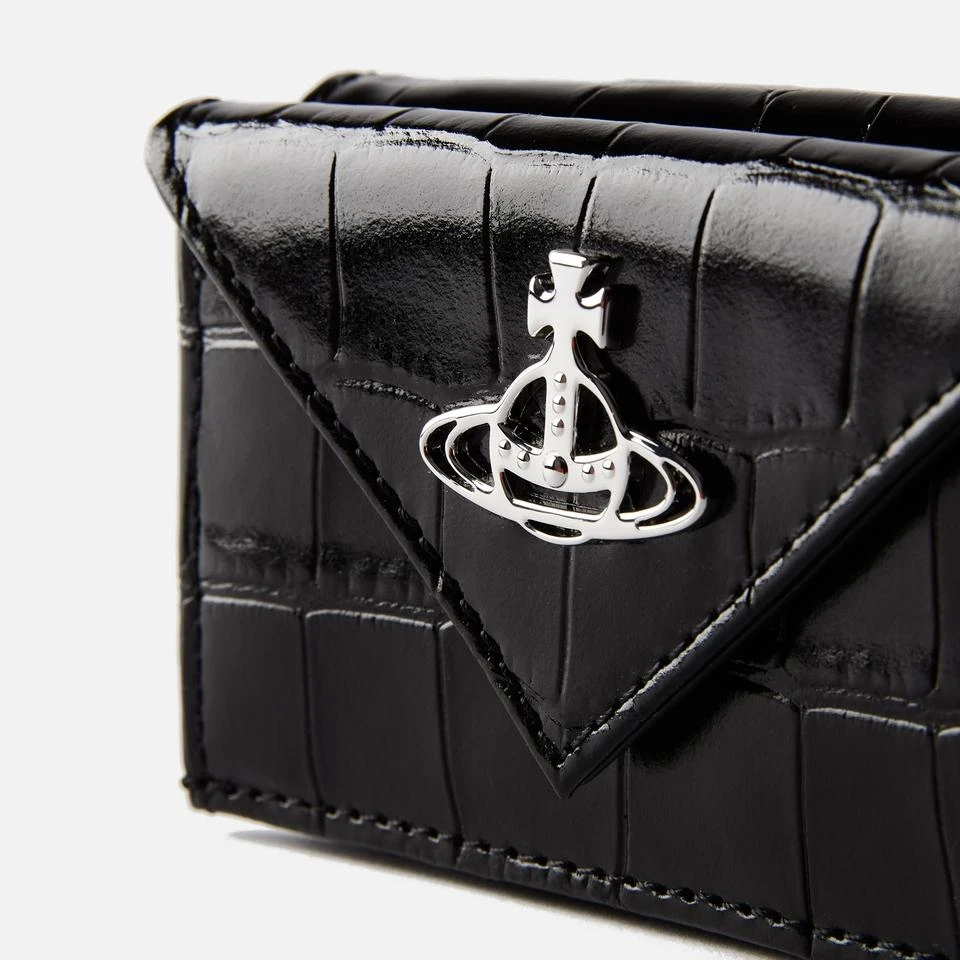 商品Vivienne Westwood|Vivienne Westwood Croc-Embossed Patent Leather Bifold Purse,价格¥1052,第4张图片详细描述