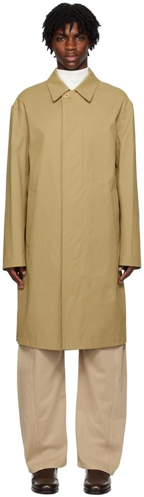 商品Lemaire|SSENSE Exclusive Tan Coat,价格¥3320,第1张图片