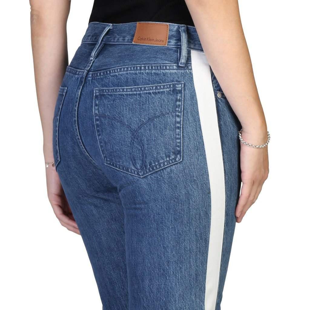 商品Calvin Klein|Calvin Klein Cotton Solid Color Jeans,价格¥626,第6张图片详细描述