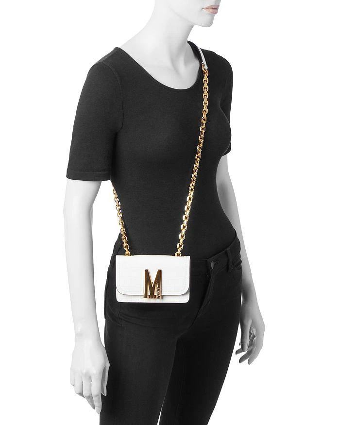 商品Moschino|Croc Embossed Leather Crossbody,价格¥6306,第2张图片详细描述