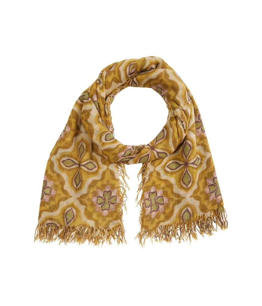 商品Chan Luu|Cashmere Silk Tile Print Scarf,价格¥921,第1张图片