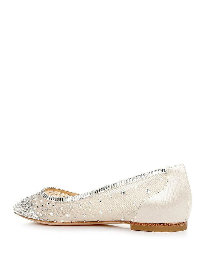 商品Badgley Mischka|Women's Babette Pointed Embellished Flats,价格¥444,第4张图片详细描述
