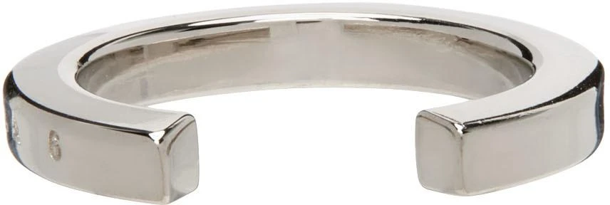 商品MAISON MARGIELA|Silver Logo Cuff Ring,价格¥534,第4张图片详细描述