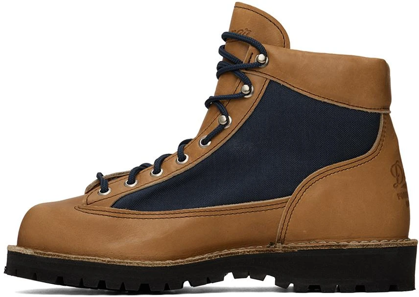 商品Danner|Tan & Navy Danner Light Boots,价格¥1632,第3张图片详细描述