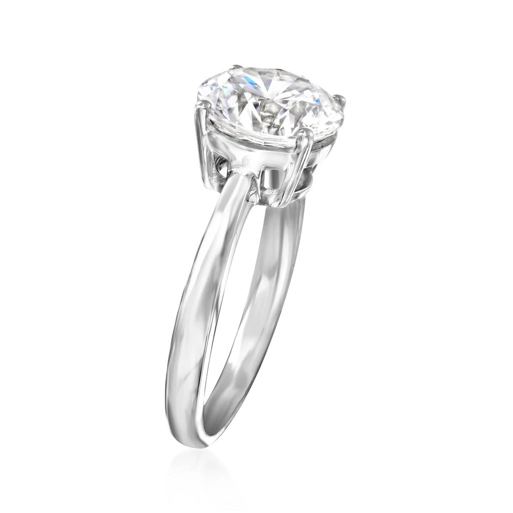 商品Ross-Simons|CZ Solitaire Ring in 14kt White Gold,价格¥5561,第3张图片详细描述