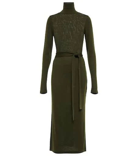商品Ralph Lauren|Wool-blend turtleneck dress,价格¥1915,第1张图片