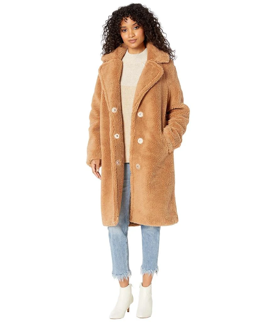 商品Bardot|Teddy Long Coat,价格¥958,第1张图片