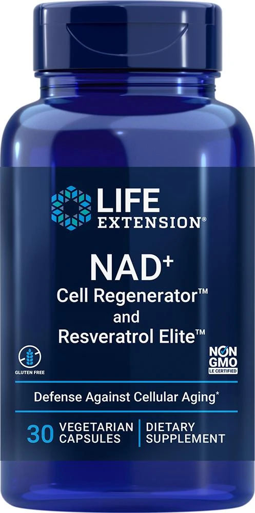 商品Life Extension|NAD+ 烟酰胺核糖NIAGEN 300毫克 白藜芦醇NAD,价格¥302,第1张图片