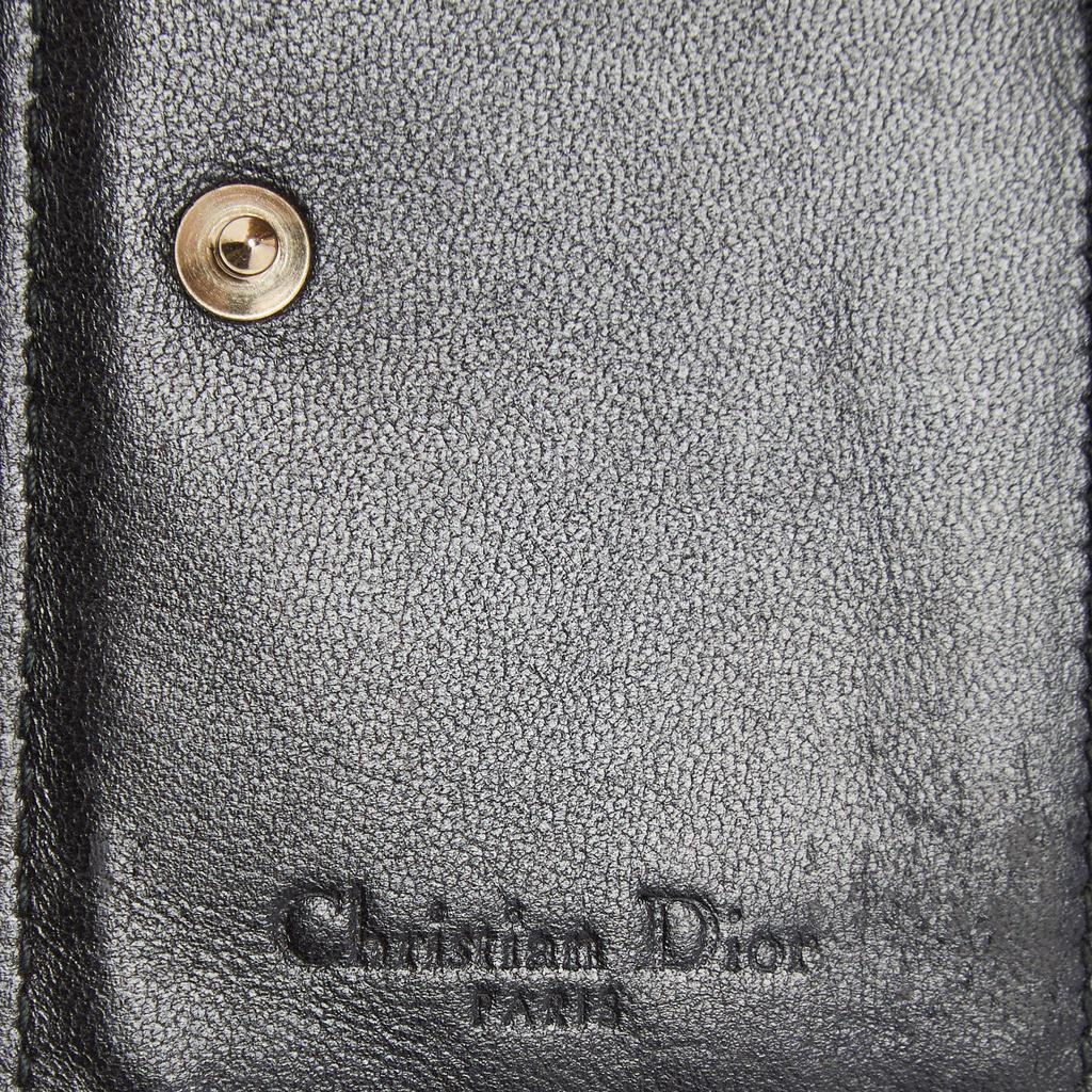 Dior Black Cannage Leather Mini Lady Dior Card Case商品第10张图片规格展示