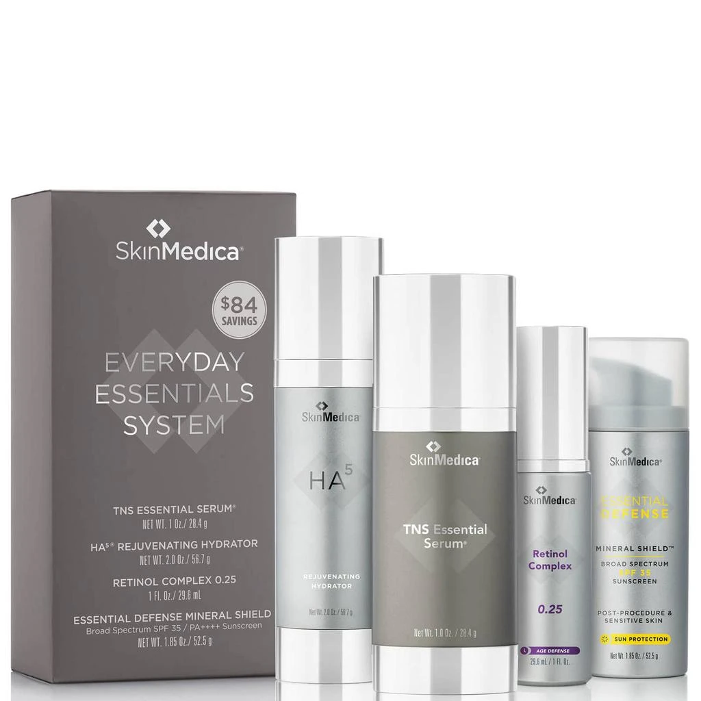 商品SkinMedica|SkinMedica Everyday Essentials System 5.85oz (Worth $559.00),价格¥3540,第1张图片