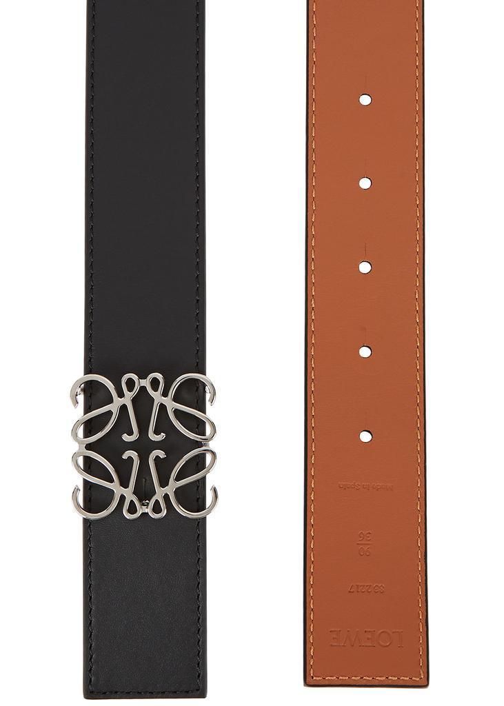 商品Loewe|Anagram black reversible leather belt,价格¥2894,第6张图片详细描述