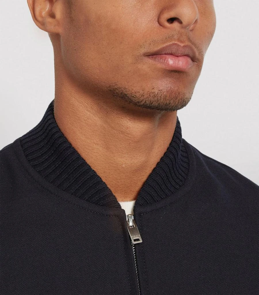 商品Sandro|Wool-Blend Bomber Jacket,价格¥4012,第4张图片详细描述