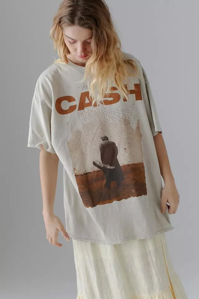 商品Urban Outfitters|Johnny Cash T-Shirt Dress,价格¥338,第1张图片详细描述