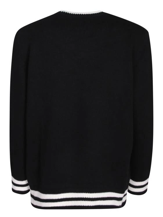 商品Alexander McQueen|Black Wool Pullover With Skull Print,价格¥4211,第2张图片详细描述